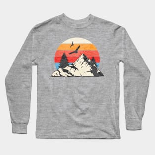 Outdoors Mountain Sunset Long Sleeve T-Shirt